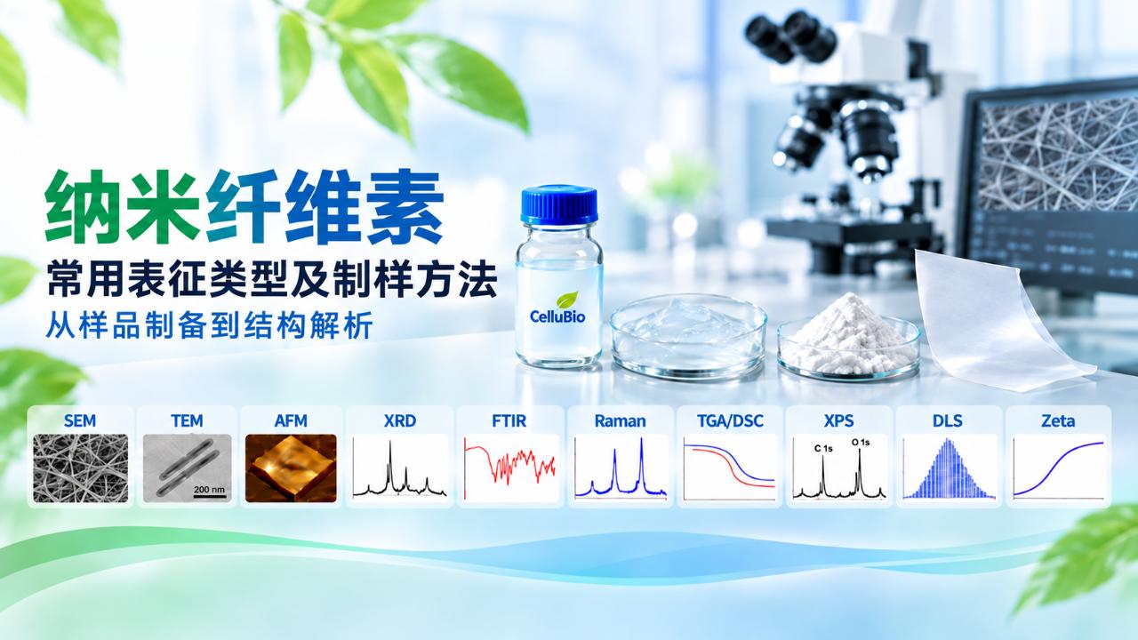 纳米纤维素常见的表征类型及制样方法
